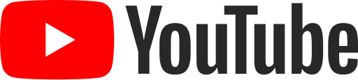 YouTube logo with red play button and bold black text